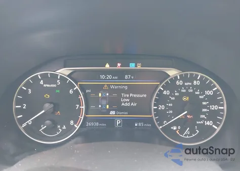 2020 Nissan Altima S Fwd z USA, uszkodzony, nr VIN 1N4BL4BV0LC211868